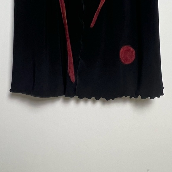 Living Out Loud With MIA Black Artsy Lagenlook Modern Sleeveless Dress Sz S - Picture 10 of 13